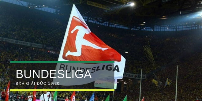 Bảng xếp hạng Bundesliga (Đức) mới nhất, đầy đủ nhất